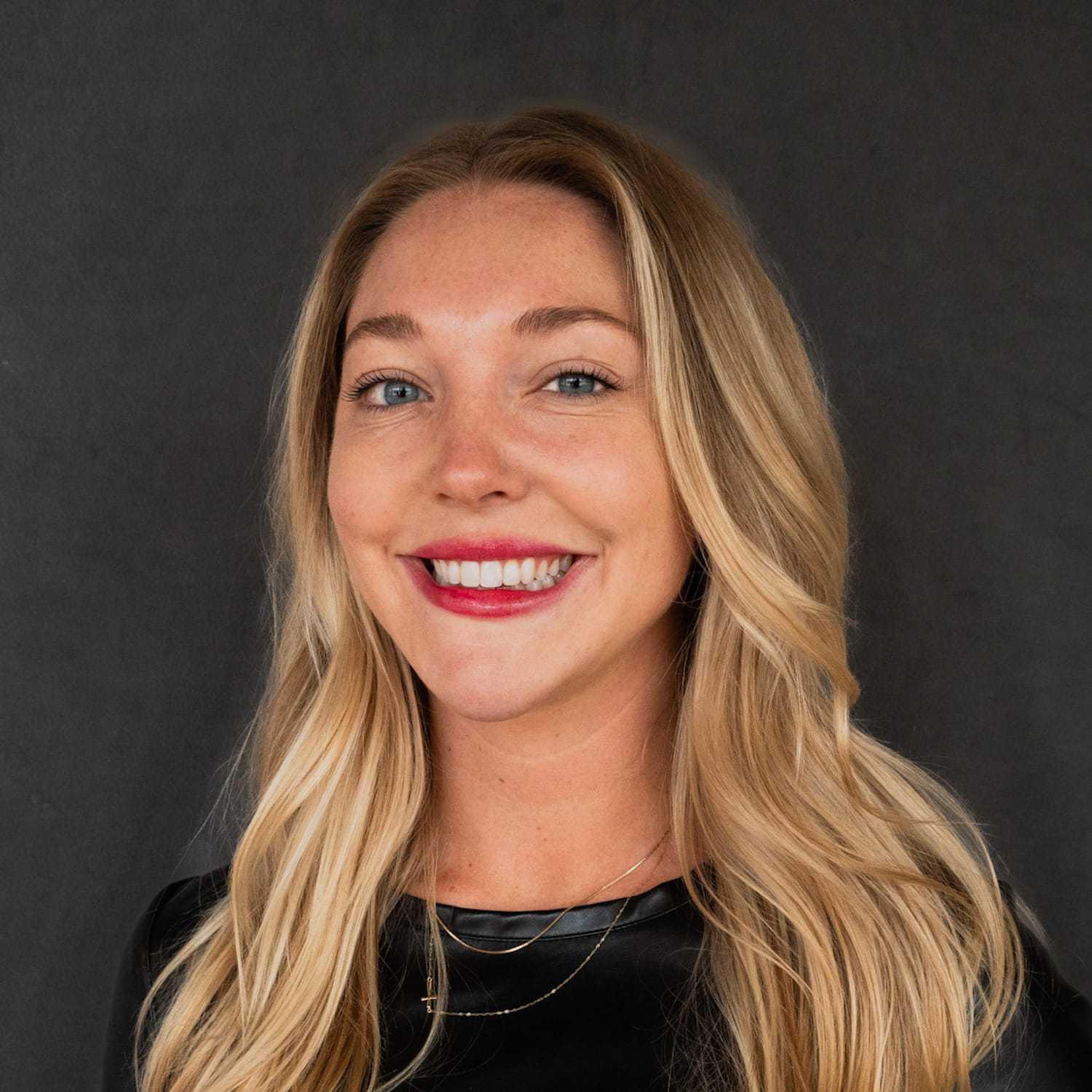 Portrait of Kylie, a professional stylist at Frank Gironda Salons, showcasing their expertise and style.