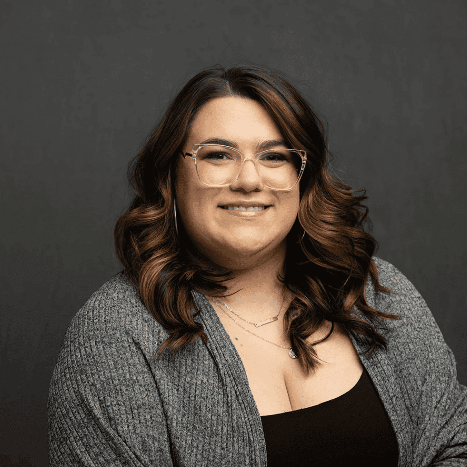 Portrait of Janelle, a professional stylist at Frank Gironda  Salons, showcasing their expertise and style.