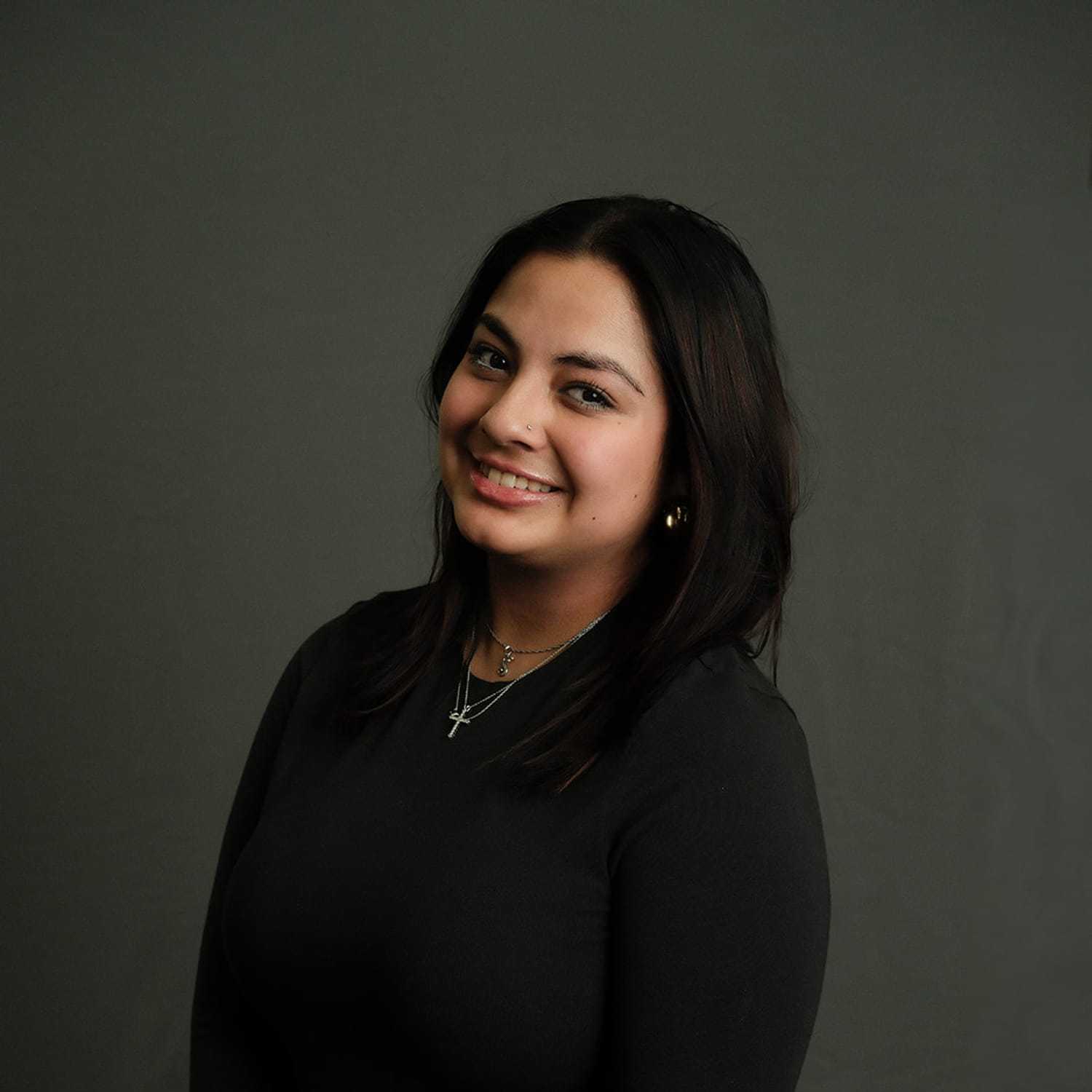 Portrait of Skye, a professional stylist at Frank Gironda Salons, showcasing their expertise and style.