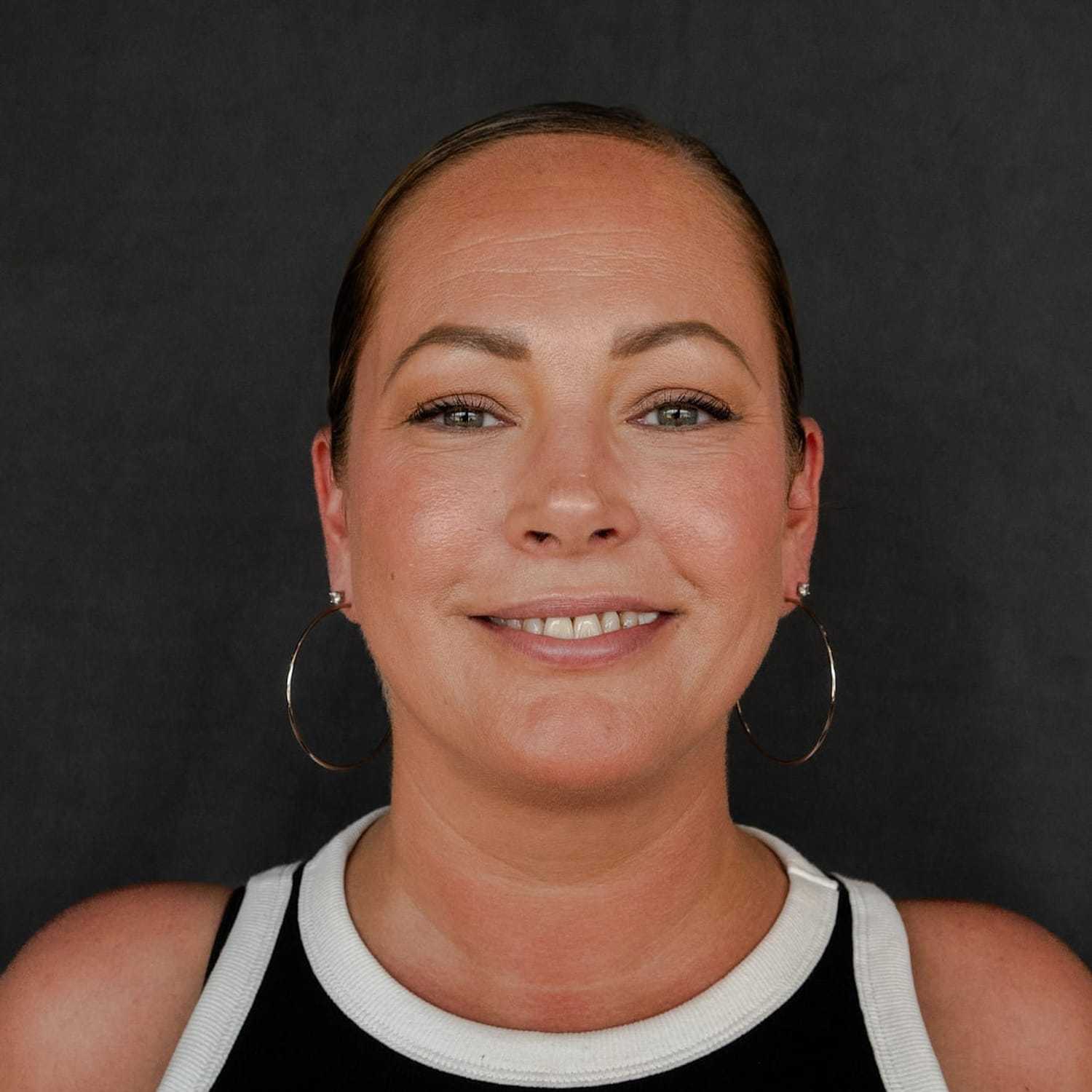 Portrait of Beth, a professional stylist at Frank Gironda  Salons, showcasing their expertise and style.
