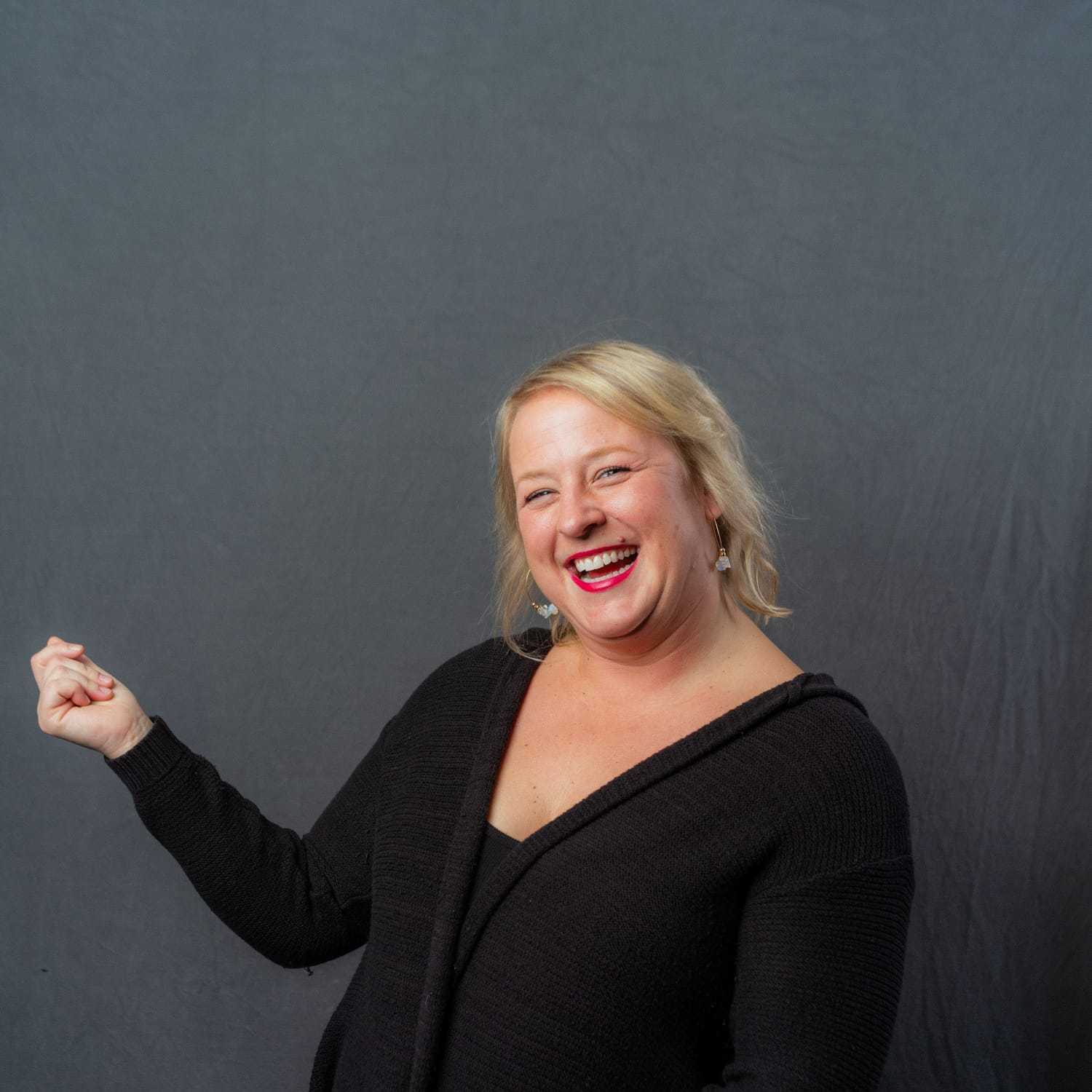 Portrait of Brandi, a professional stylist at Frank Gironda  Salons, showcasing their expertise and style.